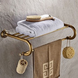 Towel Bars, 1 pc Antique Brass Bathroom Shelf Bathroom