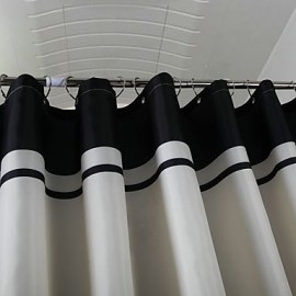 Shower Curtains Modern Polyester Machine Made