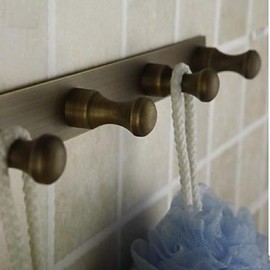 Robe Hooks, 1pc High Quality Antique Brass Robe Hook