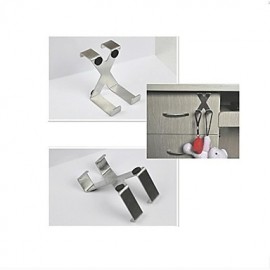 Bathroom Gadgets, 1pc High Quality Modern Stainless Steel Robe Hook Wall Mounted