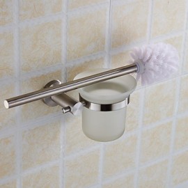 Toilet Brush Holder, 1 pc Modern Stainless Steel Toilet Brushes & Holders Bathroom