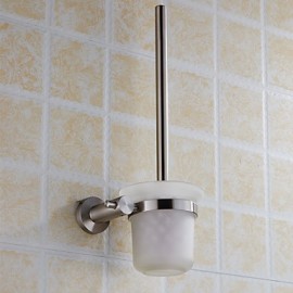 Toilet Brush Holder, 1 pc Modern Stainless Steel Toilet Brushes & Holders Bathroom