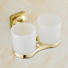 Toothbrush Holder, 1 pc Neoclassical Brass Toothbrush Holder Bathroom
