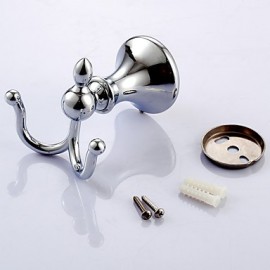 Robe Hooks, 1 pc Contemporary Brass Stainless Steel Robe Hook Bathroom