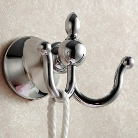 Robe Hooks, 1 pc Contemporary Brass Stainless Steel Robe Hook Bathroom