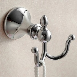 Robe Hooks, 1 pc Contemporary Brass Stainless Steel Robe Hook Bathroom