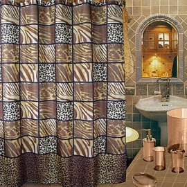 Shower Curtains Modern Polyester Stripe
