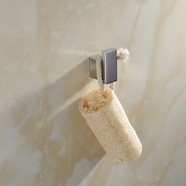 Bathroom Accessory Set, 1 pc Contemporary Stainless Steel Robe Hook Bathroom