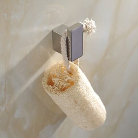 Bathroom Accessory Set, 1 pc Contemporary Stainless Steel Robe Hook Bathroom