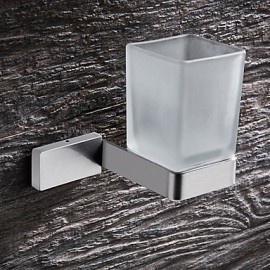Toothbrush Holder, 1 pc Modern Stainless Steel Toothbrush Holder Bathroom