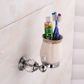 Toothbrush Holder, 1pc High Quality Modern Metal Toothbrush Holder Wall Mounted