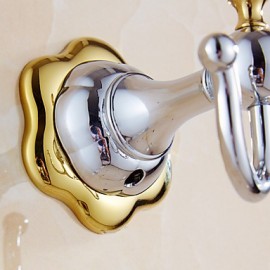 Robe Hooks, 1 pc Contemporary Brass Robe Hook Bathroom