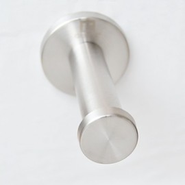 Robe Hooks, Gemasp? Stainless Steel Coat Hook Single Towel Robe Clothes Hook for Bath Kitchen Style Wall Mounted, Brushed Finish