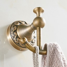 Robe Hooks, New Arrival Bathroom Accessories European Antique Copper Robe Hook Clothes Hook Coat Hook