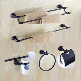 Bathroom Accessory Set, 1set High Quality Antique Metal Bathroom Accessory Set Wall Mounted