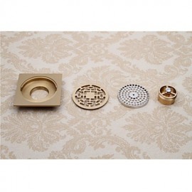 Drains, 1pc Removable Antique Brass Drain