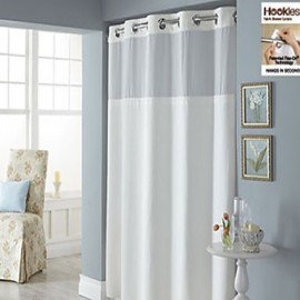Shower Curtains, 1pc Modern Contemporary Polyester Polyamide Machine Made Bathroom