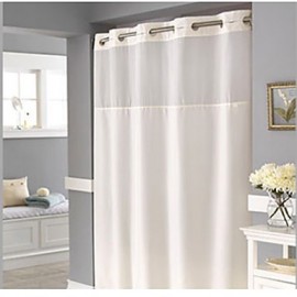 Shower Curtains, 1pc Modern Contemporary Polyester Polyamide Machine Made Bathroom