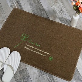 Mats & Rugs, Casual Bath Rugs Polyester Microfiber Plants Rectangle