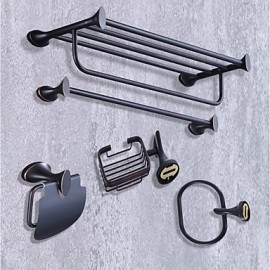 Bathroom Accessory Set, 1set High Quality Modern Contemporary Metal Bathroom Accessory Set Wall Mounted