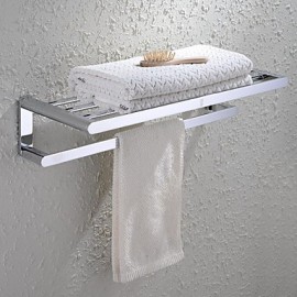 Bathroom Products, 1pc High Quality Contemporary Brass Bathroom Shelf