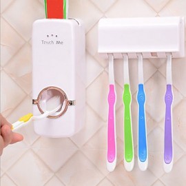 Bathroom Gadgets, 1 pc Plastic Modern Multi-function Multifunction Storage Bathroom Gadget Toothbrush & Accessories Bathroom
