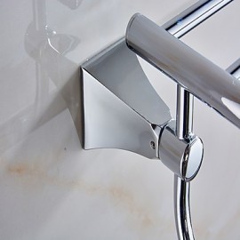 Towel Bars, 1pc High Quality Modern Metal Bathroom Shelf Wall Mounted