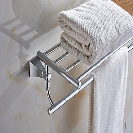 Towel Bars, 1pc High Quality Modern Metal Bathroom Shelf Wall Mounted