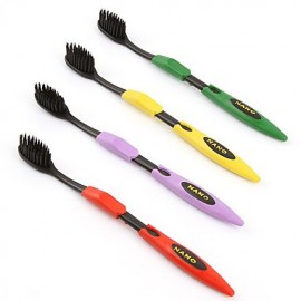 Bathroom Gadgets, 1pc Bamboo Boutique Eco-friendly Toothbrush Toothbrush & Accessories