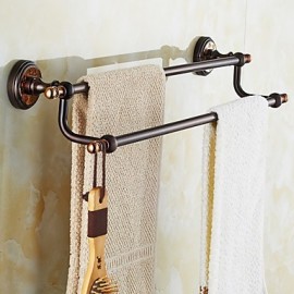 Towel Bars, 1 pc Neoclassical Brass Towel Bar Bathroom