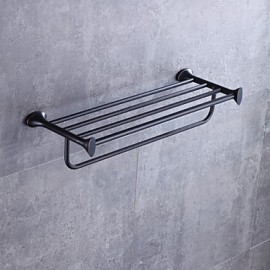Towel Bars, 1pc High Quality Modern Contemporary Metal Bathroom Shelf Wall Mounted
