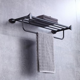 Towel Bars, 1pc High Quality Modern Contemporary Metal Bathroom Shelf Wall Mounted