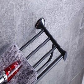 Towel Bars, 1pc High Quality Modern Contemporary Metal Bathroom Shelf Wall Mounted