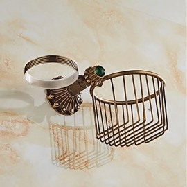 Toilet Brush Holder, 1 pc Neoclassical Brass Toilet Brushes & Holders Bathroom