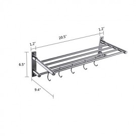 Towel Bars, 1 pc Traditional Classic Stainless Steel Bathroom Shelf Bathroom