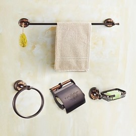 Bathroom Accessory Set, 1set High Quality Classical Modern Style Brass Bathroom Accessory Set Wall Mounted