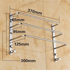 Towel Bars, 1 pc Contemporary Brass Towel Bar Bathroom