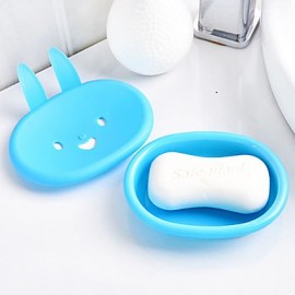 Bathroom Gadgets, 1 pc High Quality Plastic Soap Dishes & Holders Bathroom