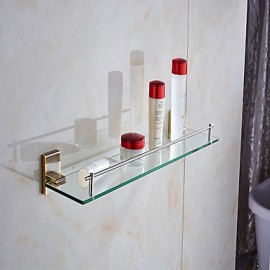 Towel Bars, 1pc High Quality Neoclassical Mixed Material Bathroom Shelf Wall Mounted