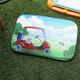 Mats & Rugs, Cartoon Bath Mats Polyester Viscose Creative Rectangle