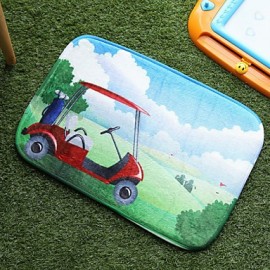 Mats & Rugs, Cartoon Bath Mats Polyester Viscose Creative Rectangle