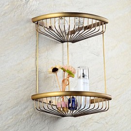 Towel Bars, 1 pc Antique Brass Bathroom Shelf Bathroom