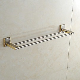 Towel Bars, 1pc High Quality Neoclassical Metal Towel Bar Wall Mounted