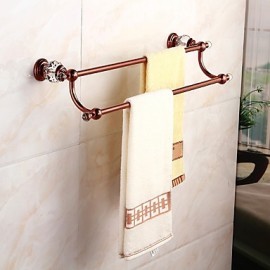 Towel Bars, 1 pc Crystal Copper Towel Bar Bathroom