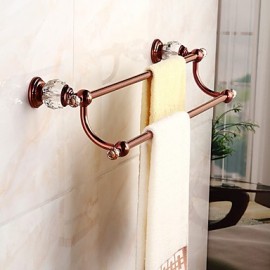 Towel Bars, 1 pc Crystal Copper Towel Bar Bathroom