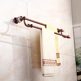 Towel Bars, 1 pc Crystal Copper Towel Bar Bathroom