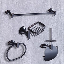 Bathroom Accessory Set, 1set High Quality Modern Contemporary Metal Bathroom Accessory Set Wall Mounted