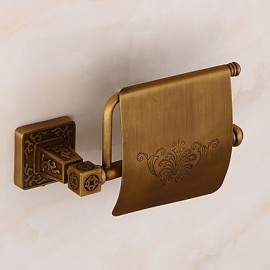 Toilet Paper Holders, 1 pc Neoclassical Brass Facial Tissue Holders Bathroom