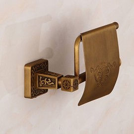 Toilet Paper Holders, 1 pc Neoclassical Brass Facial Tissue Holders Bathroom