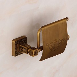Toilet Paper Holders, 1 pc Neoclassical Brass Facial Tissue Holders Bathroom
